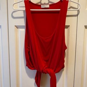 Babaton crop tank - size L - red